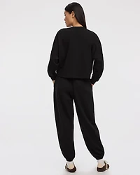 Cropped French Terry Sweatshirt - Hyba