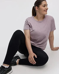 T-shirt à col rond et manches courtes