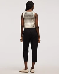 Poplin Capri Pants