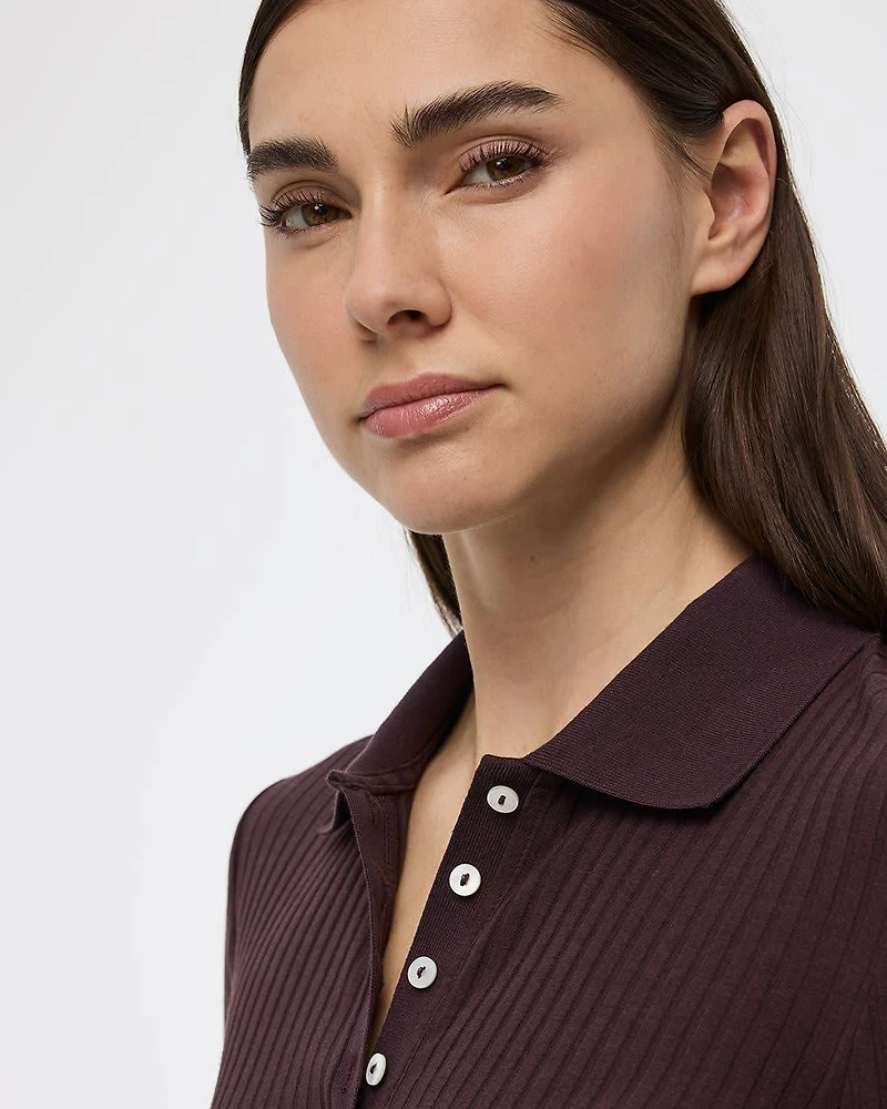 Polo à manches longues