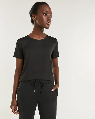 Short-Sleeve Crew-Neck Tee, Dry Lux Hyba Essentials