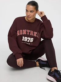 Fleece Crew-Neck Sweatshirt - Hyba