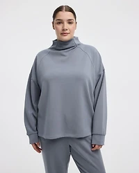 Long-Sleeve Mock-Neck Pullover - HYLUX Hyba