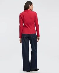 Long-Sleeve Polo Sweater
