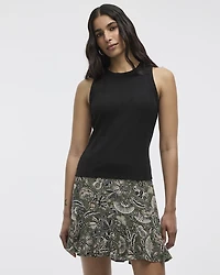 Mini jupe avec ourlet à volants