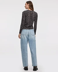 T-shirt à col rond manches longues - R Essentials