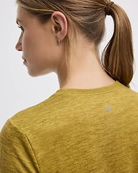 T-shirt à col rond et manches longues - DRY-LUX (MD) Hyba Essentiels