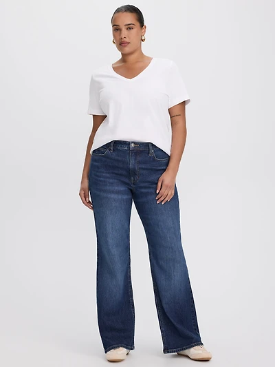 Flare-Leg Mid-Rise Jean - Curvy Fit