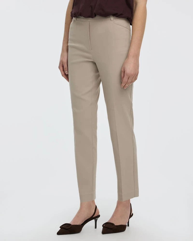 Slim-Leg High-Rise Ankle Pant - The Iconic (R)