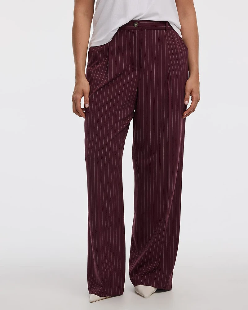 Pantalon à jambe large et taille mi-haute - L'Intemporelle Coupe Courbes