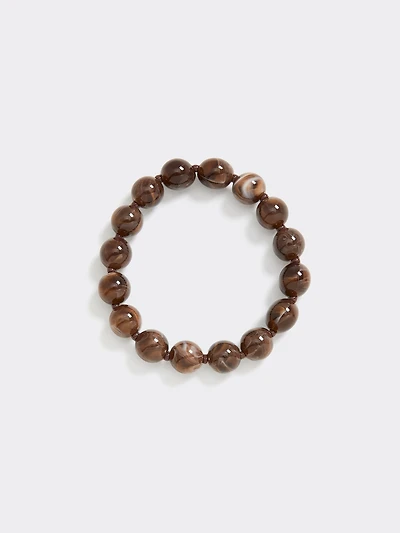 Bracelet en billes rondes