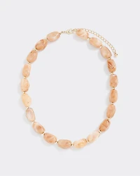 Short Necklace with Acrylic Beads