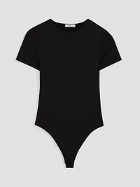 Short-Sleeve Crew-Neck Bodysuit