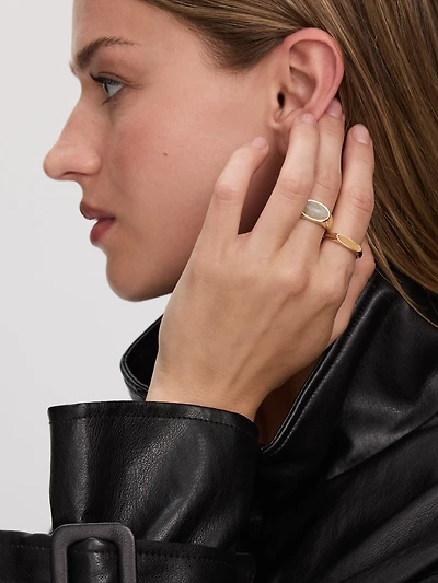 Bague avec pierres - Ensemble de 2