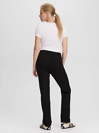 Straight-Leg High-Rise Pants - The Modern Stretch (R)