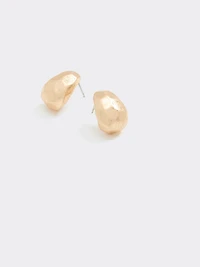 Hammered Stud Earrings
