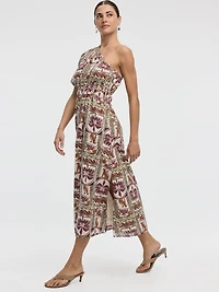 Robe maxi à épaule dénudée