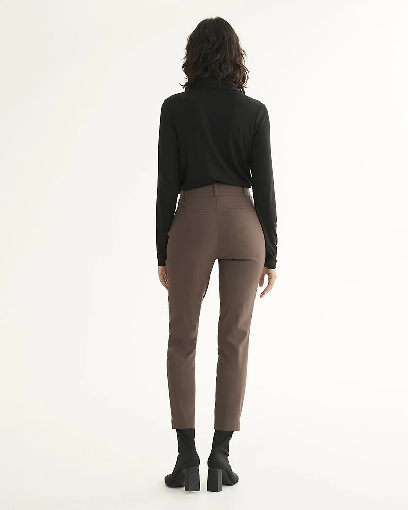 Slim-Leg High-Rise Ankle Pant - The Iconic (R) Tall