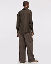 Satin Long-Sleeve Shirt