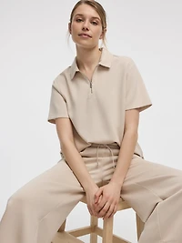Polo à demi-zip manches courtes - HYLUX Hyba