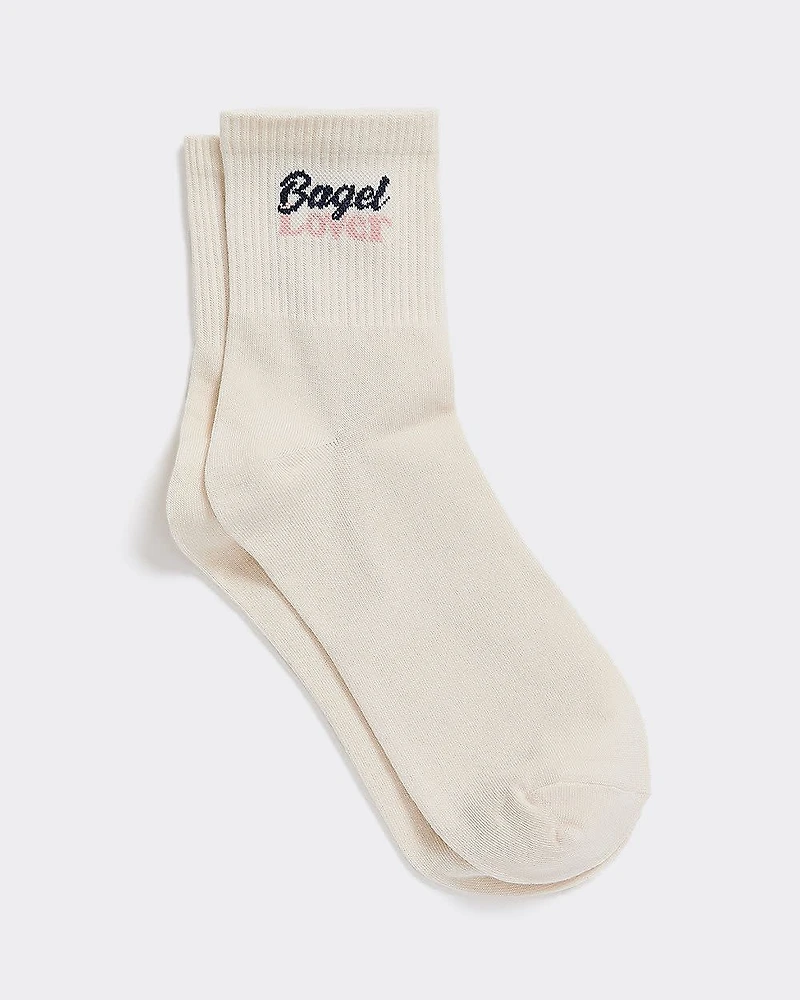 Bas chevilles côtelés