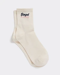 Bas chevilles côtelés