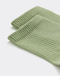 Bas chevilles côtelés