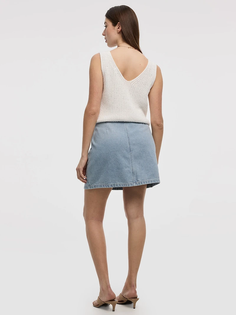 Mini Denim Skirt