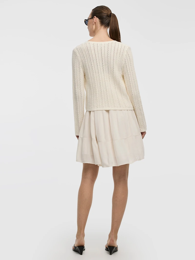 Long-Sleeve V-Neck Bolero