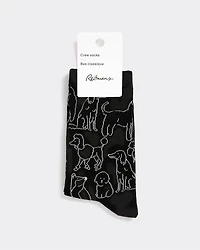 Crew Socks with Dogs