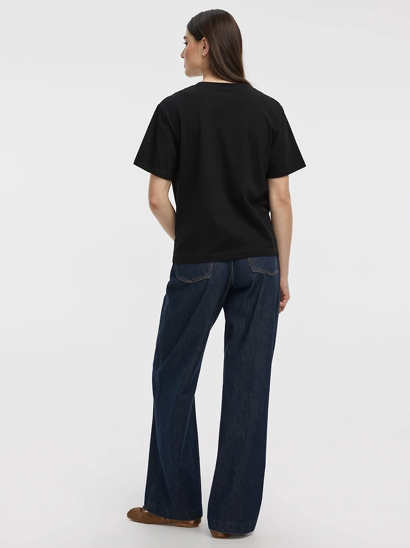 T-shirt à manches courtes et col rond