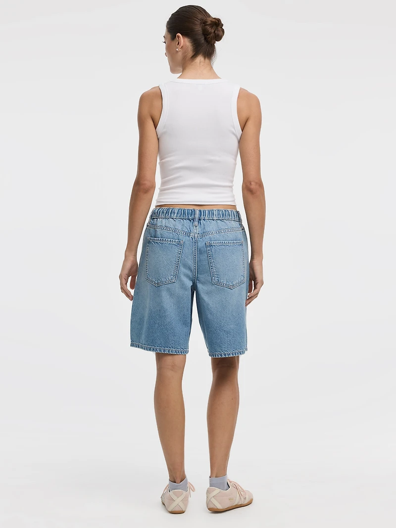 Bermuda décontracté en denim