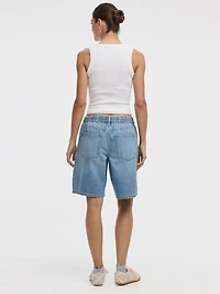 Bermuda décontracté en denim