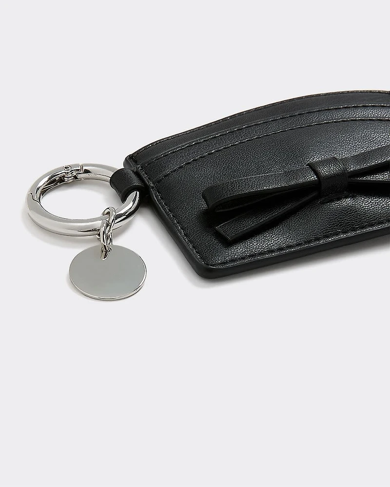 Faux Leather Card Holder