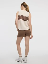 Striped Crew-Neck Tank - HYLUX Hyba