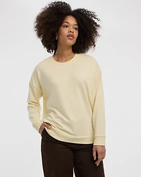 Long-Sleeve Crew-Neck Sweatshirt - R Essentials