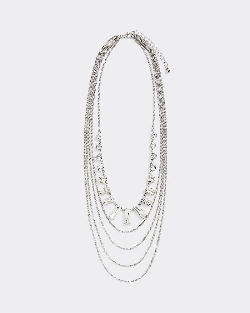 Multilayer Chain Necklace