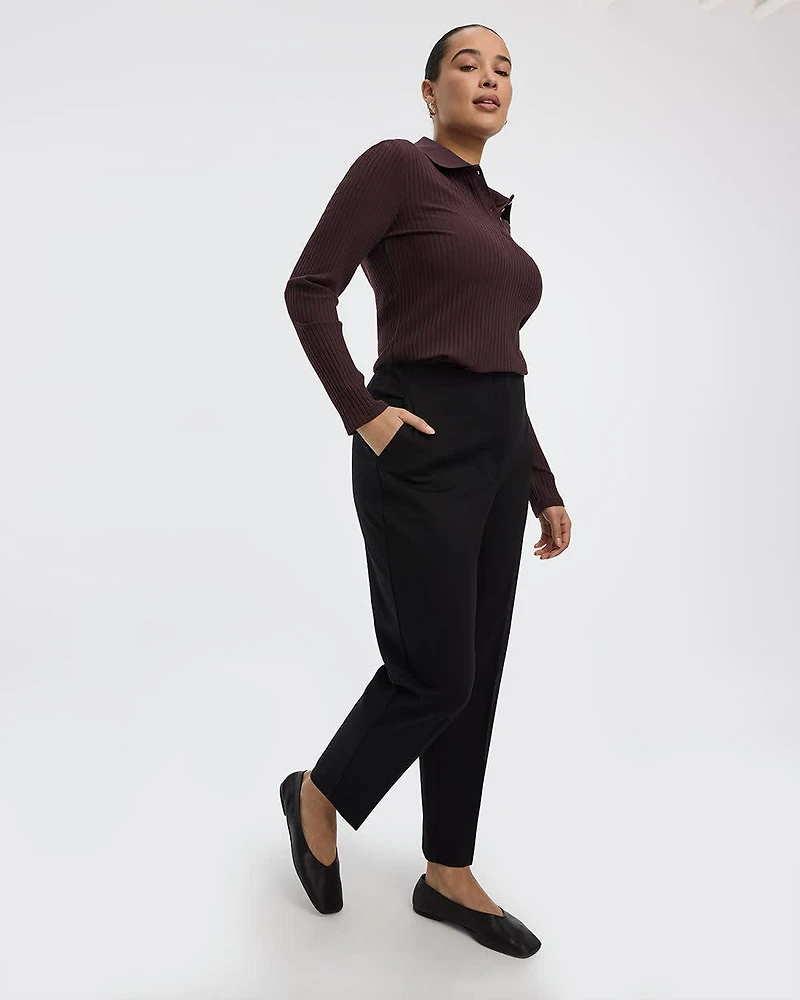 Slim-Leg High-Rise Pant - Curvy Fit