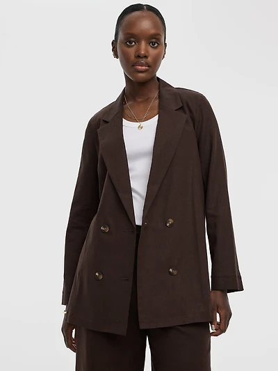 Veston à boutonnage double