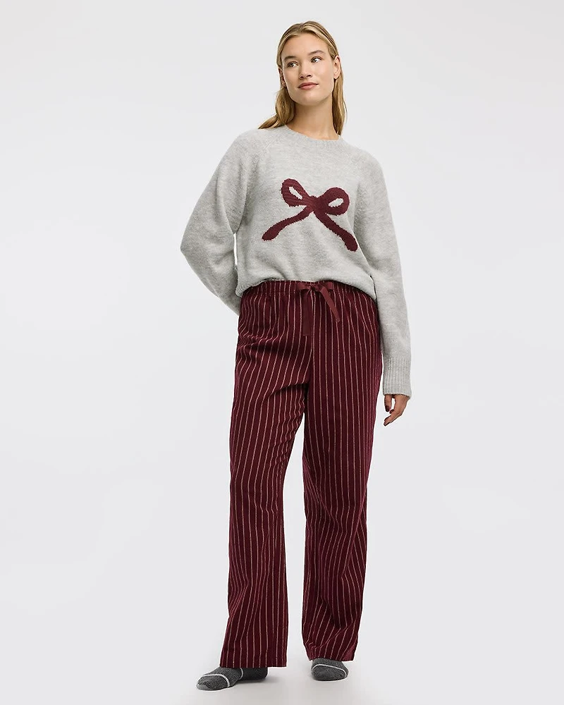 Straight-Leg Flannel Pyjama Pant