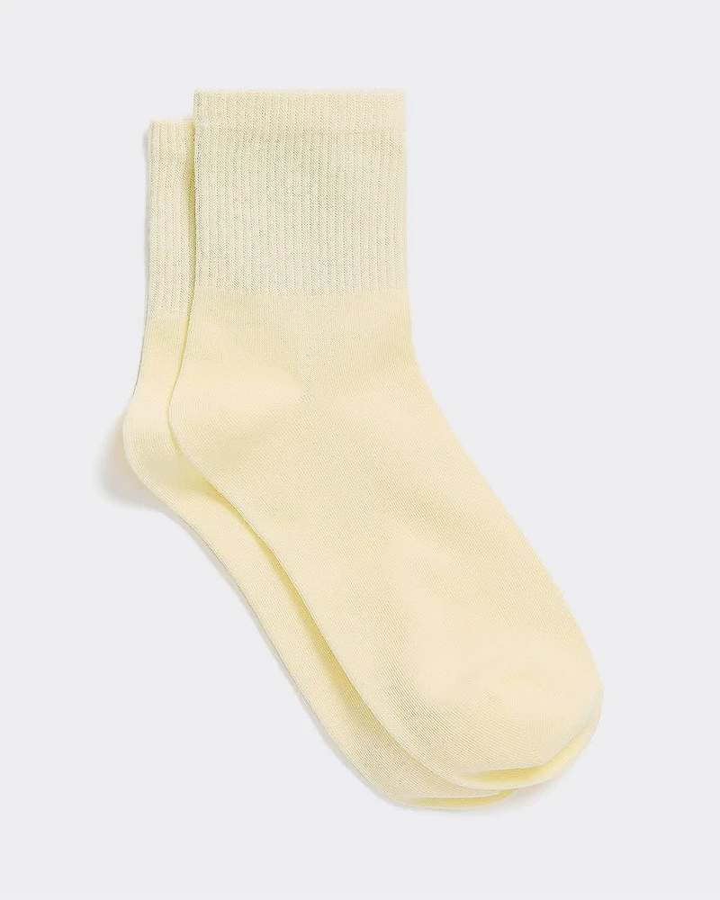 Ribbed Anklet Socks