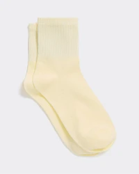 Ribbed Anklet Socks
