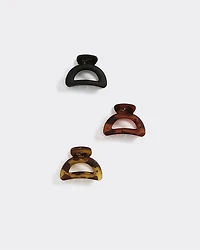 Small Hair Clips - Set of 3