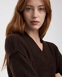 Long-Sleeve V-Neck Pullover