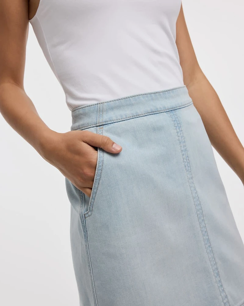Jupe courte en denim