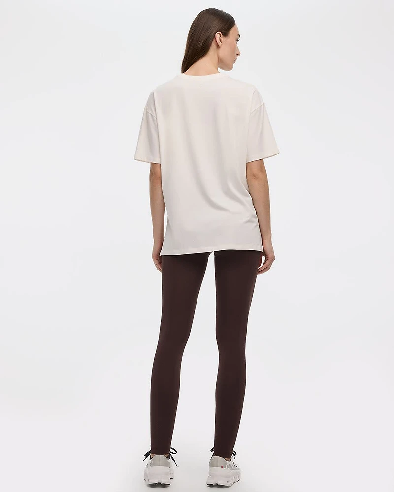 T-shirt Boyfriend à col rond