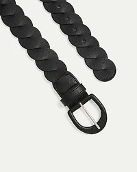 Ceinture torsadée en faux cuir