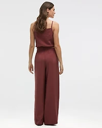 Pantalon à jambe large