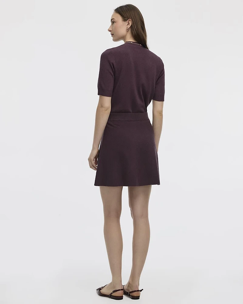 Mini jupe avec taille élastique