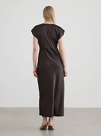 V-Neck Empire Maxi Dress